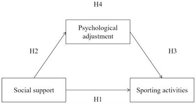 Effect of social support on Muslim women’s sporting activities: mediating effect of psychological adjustment